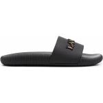 Calzado de verano negro de goma con logo LANVIN talla 40 para hombre 