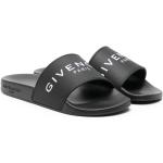 Chanclas negras de goma con logo Givenchy talla 32 para mujer 