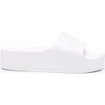 Sandalias blancas de goma con plataforma con tacón chunky con logo Balenciaga talla 39 para mujer 