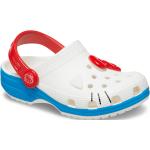 Calzado de verano blanco de sintético Hello Kitty Clásico Crocs infantil 