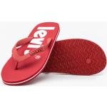 Calzado de verano rojo de goma rebajado LEVI´S de materiales sostenibles para hombre 