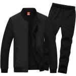 Pantalones negros de poliester de cintura alta de otoño tallas grandes talla 7XL para hombre 
