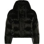 Abrigos negros de poliester con capucha  manga larga acolchados Dolce & Gabbana talla 3XL para mujer 