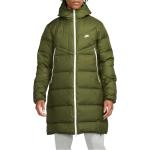 Abrigos verdes con capucha  rebajados Nike Sportwear talla S para hombre 