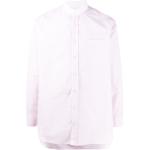 Camisas rosas de algodón cuello Mao rebajadas manga larga marineras con rayas MACKINTOSH talla XL para hombre 