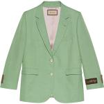 Americanas verdes de viscosa manga larga Gucci talla XXL de materiales sostenibles para mujer 