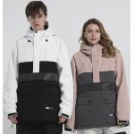 Chaquetas de poliester de esquí impermeables, transpirables con capucha talla XL para mujer 