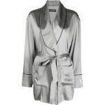 Pijamas grises de seda manga larga Dolce & Gabbana talla 3XL para mujer 