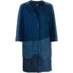 Chaquetas vaqueras azules de algodón rebajadas manga corta con cuello redondo Louis Vuitton talla S para mujer 