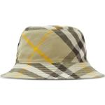 Sombreros amarillos de poliester a cuadros Burberry para hombre 