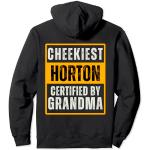 Cheekiest Horton Certified by Grandma Family Funny Sudadera con Capucha