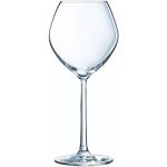 Copas transparentes de vidrio de vino modernas en pack de 6 piezas 