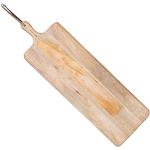 Chehoma Tabla de cortar, madera de mango, talla ún