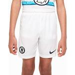 Pantalones cortos blancos de deporte infantiles college con logo Nike para niño 