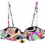 Bragas de bikini multicolor floreadas con motivo de flores talla XL para mujer 