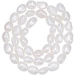 Collares blancos de perlas de perlas 
