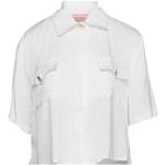 Camisas blancas de viscosa de manga corta rebajadas manga corta Chiara Ferragni talla XS para mujer 