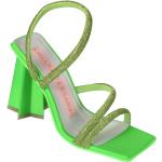 Sandalias verdes de tacón Chiara Ferragni talla 38 para mujer 