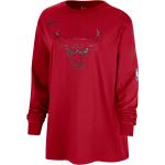 Camisetas rojas de manga larga Chicago Bulls manga larga talla XL para mujer 