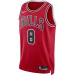 Ropa roja de baloncesto Chicago Bulls transpirable talla M para hombre 