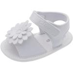 Sandalias blancas de verano con velcro Chicco talla 18 para bebé 