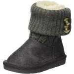 Calzado de invierno gris de lana rebajado con botones acolchado Chicco talla 31 infantil 