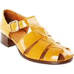 Zapatos derby amarillos de piel formales Chie Mihara talla 39 para mujer 