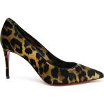Zapatos verdes de tacón leopardo Christian Louboutin talla 37,5 para mujer 