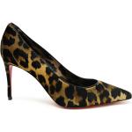 Zapatos verdes de tacón leopardo Christian Louboutin talla 39 para mujer 
