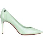 Zapatos verdes de cuero de tacón rebajados con tacón de aguja de carácter deportivo Christian Louboutin talla 40 para mujer 