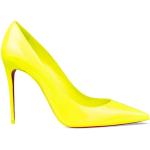 Zapatos amarillos de charol de tacón rebajados con tacón de aguja Christian Louboutin talla 38,5 para mujer 