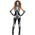 Disfraces multicolor de esqueleto Amscan talla S para mujer 