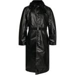 Abrigos negros de poliester con capucha  rebajados manga larga impermeables 1017 ALYX 9SM con cinturón talla M para hombre 