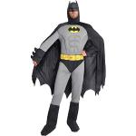 Disfraces grises de cosplay Batman Clásico acolchados talla L para hombre 