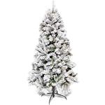 Árboles blancos de metal de Navidad floreados 