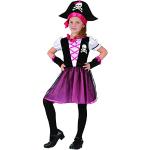 Disfraces negros de pirata infantiles para niña 
