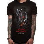 CID Blade Runner 2049-Two Pistols Camiseta, Negro, S para Hombre