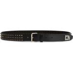 Cinturones negros con hebilla  largo 105 con logo Dsquared2 con tachuelas para hombre 