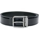 Cinturones negros de cuero con hebilla  largo 105 Dolce & Gabbana para hombre 