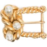 Cinturones dorados de perlas con hebilla  chanel con perlas Talla Única para mujer 