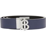 Cinturones azules de piel con hebilla  largo 105 con logo Burberry para hombre 