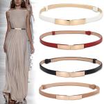 Cinturones marrones de sintético con hebilla  largo 100 vintage talla XL para mujer 