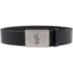 Cinturones negros de piel con hebilla  con logo Ralph Lauren Polo Ralph Lauren talla XS para hombre 