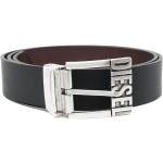 Cinturones negros de piel con hebilla  largo 105 con logo Diesel para hombre 