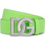 Cinturones verdes con hebilla  largo 95 con logo Dolce & Gabbana para hombre 