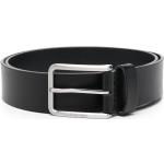 Cinturones negros de cuero con hebilla  largo 105 con logo Calvin Klein para hombre 