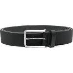 Cinturones negros de piel con hebilla  largo 105 con logo Calvin Klein para hombre 