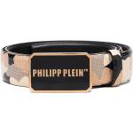 Cinturones de cuero de cuero  rebajados largo 100 militares con logo Philipp Plein para hombre 