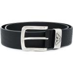 Cinturones negros de cuero con hebilla  largo 105 con logo Armani Emporio Armani para hombre 