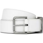Cinturones blancos con hebilla  largo 105 con logo Dolce & Gabbana para hombre 
